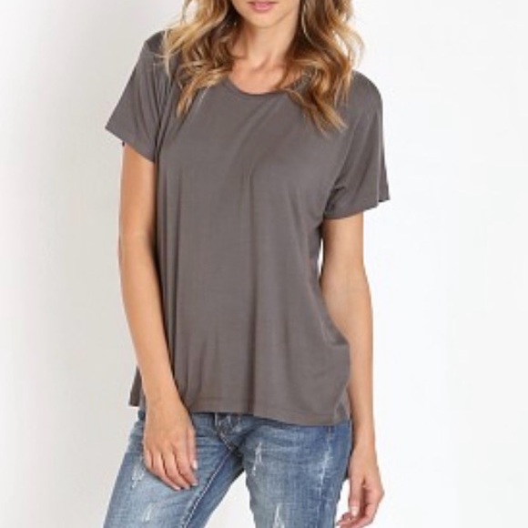 Joah Brown Tops - Joah Brown My Boys Tee Slate one size